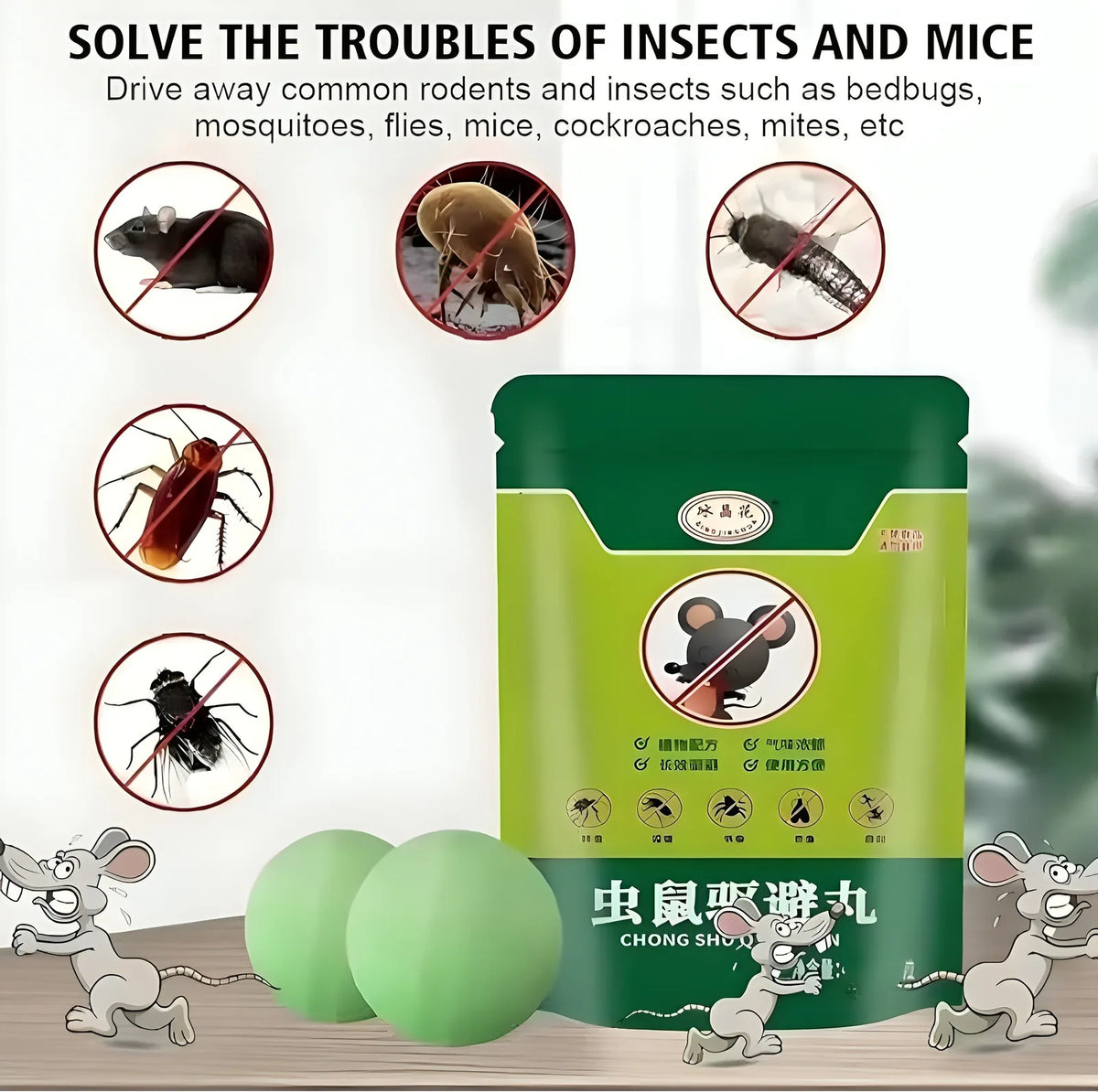 Rat & Insect Repellent Balls (Pack Of 25)